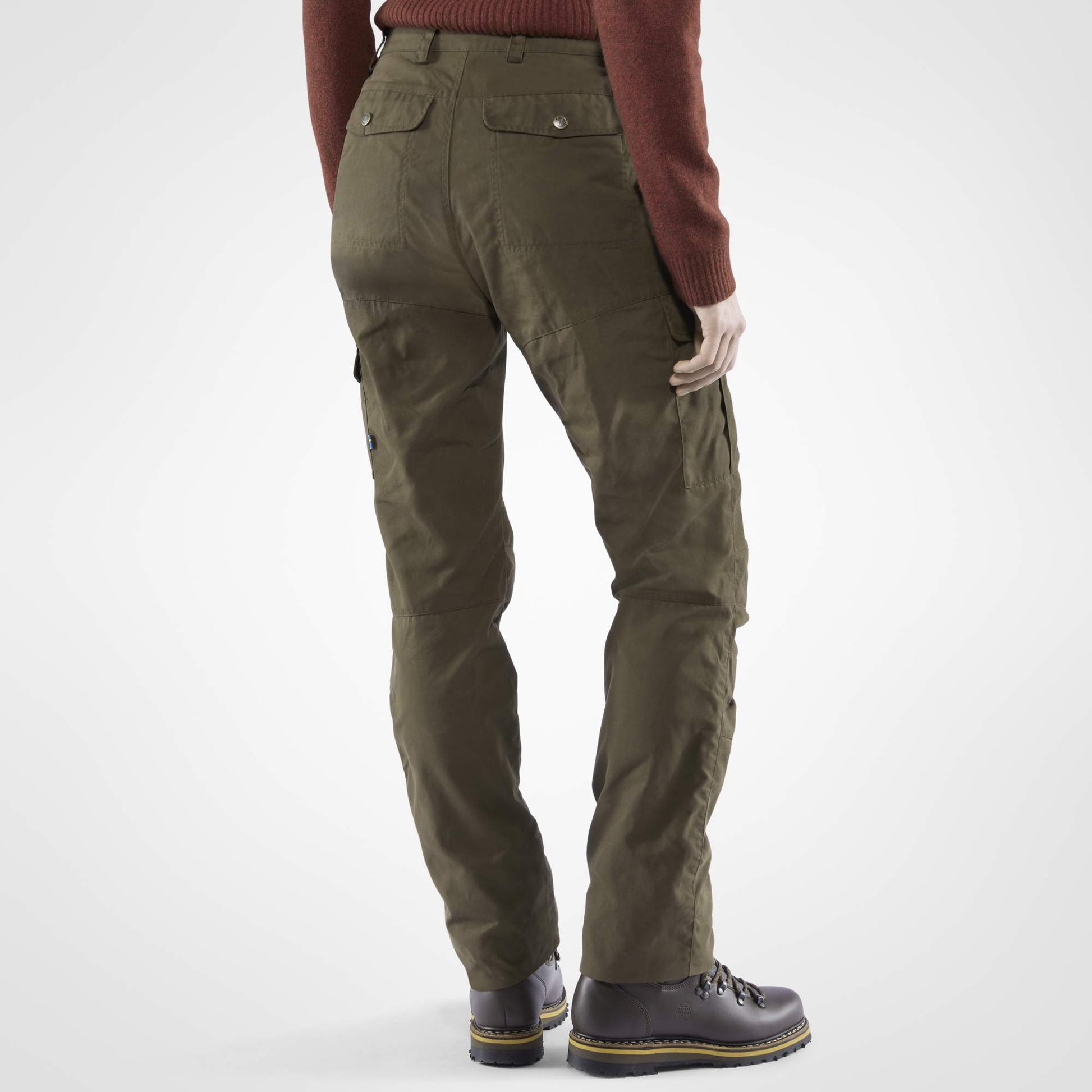 FJÄLLRÄVEN KARLA PRO WINTER TROUSERS W Damen - Trekkinghose Oliv-dunkelgrün