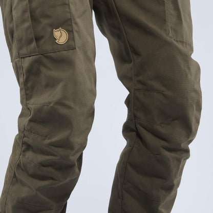 FJÄLLRÄVEN KARLA PRO WINTER TROUSERS W Damen - Trekkinghose Oliv-dunkelgrün