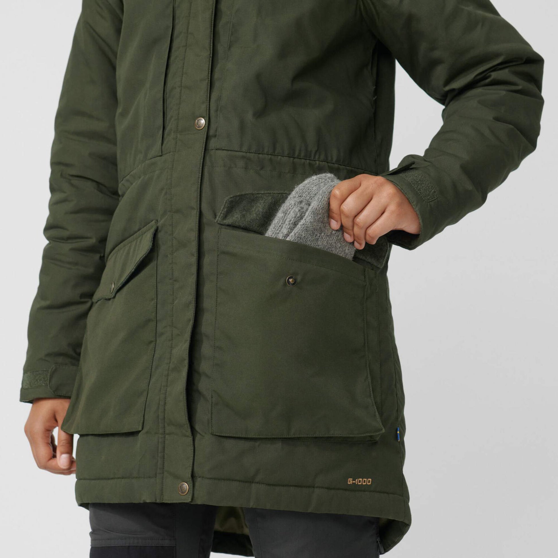 FJÄLLRÄVEN SINGI WOOL PADDED PARKA W Damen - Wintermantel