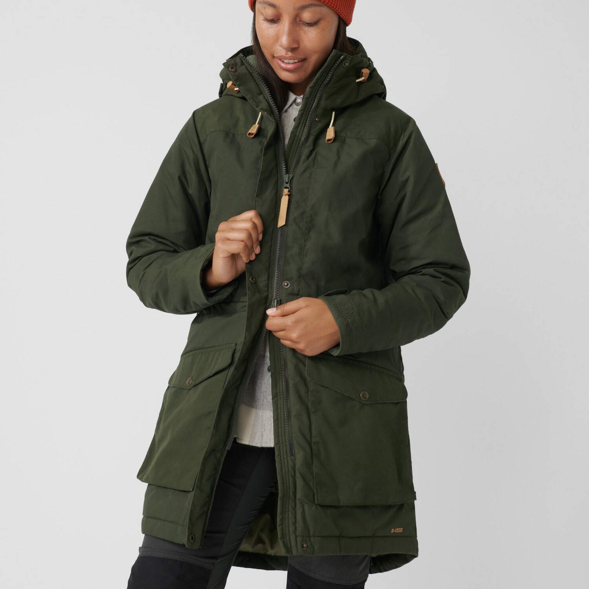 FJÄLLRÄVEN SINGI WOOL PADDED PARKA W Damen - Wintermantel