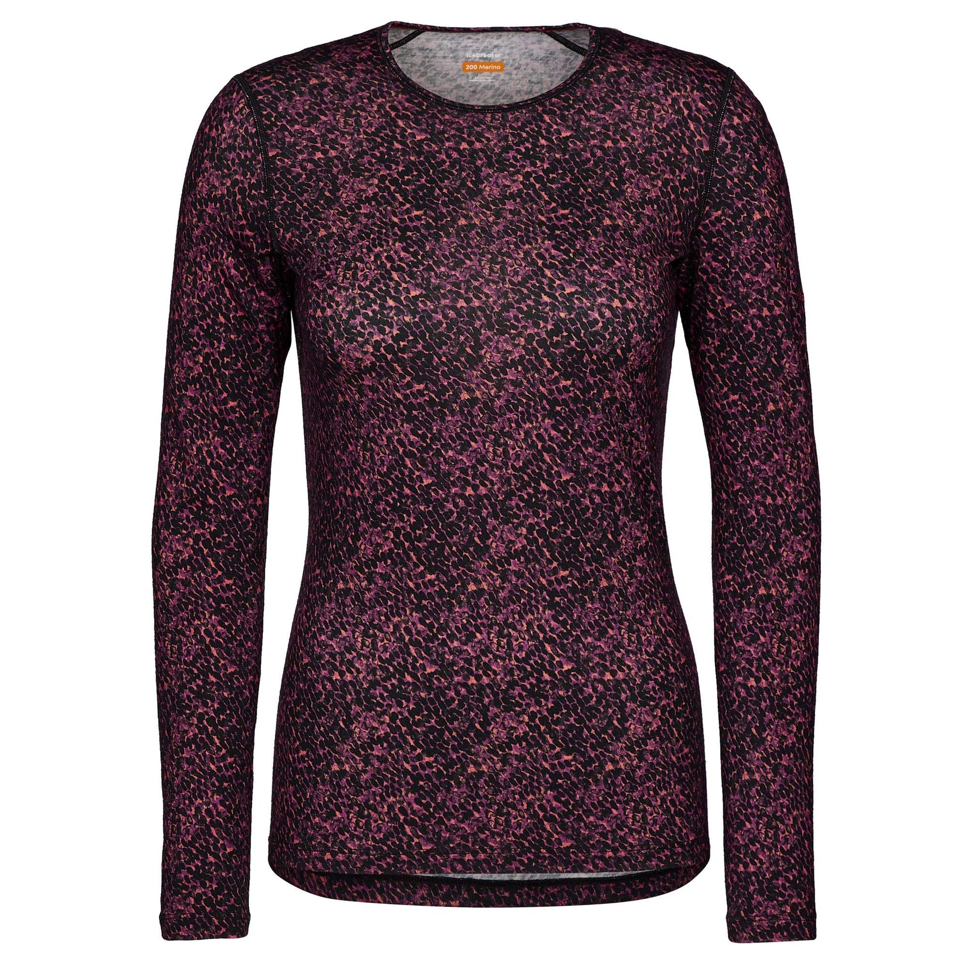 Icebreaker 200 OASIS LS CREWE LICHEN Damen - Funktionsshirt